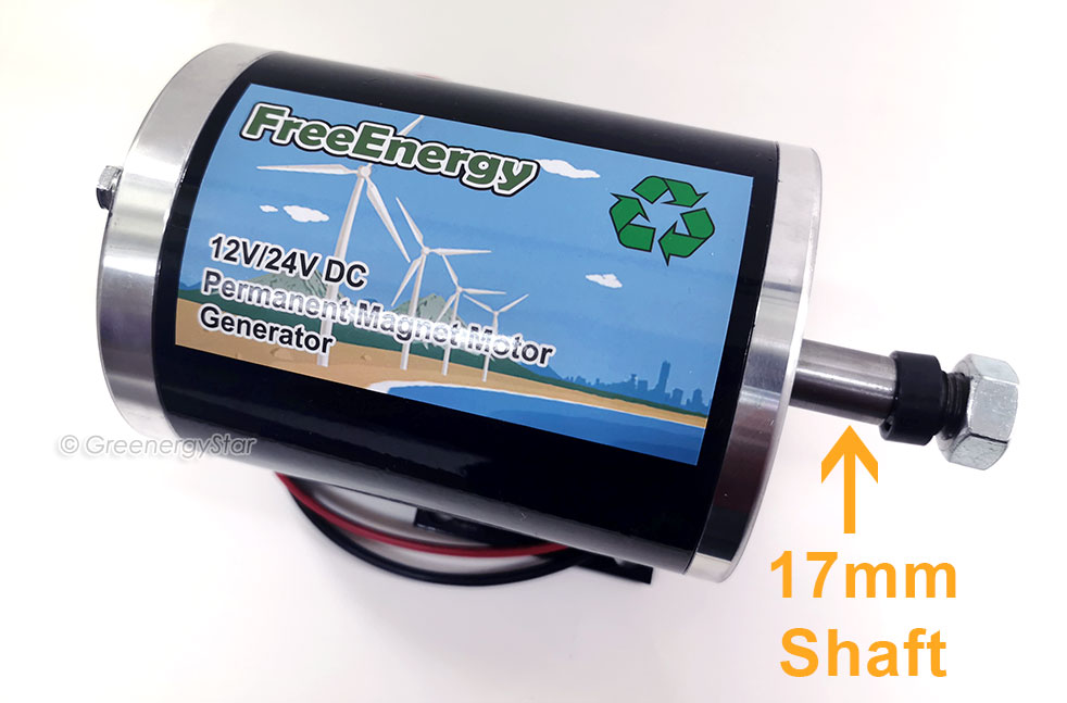 Elektromotor 350W Für Windkraft & E-Roller - D Produktbild-Vorschau 3